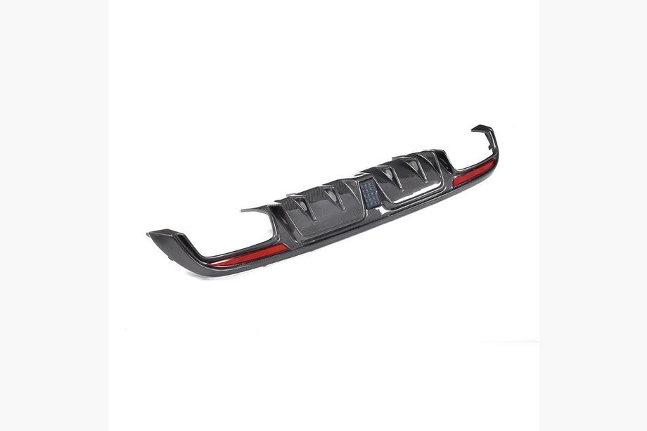 Mercedes C-klasse W205 2014–2021 Bagkofanger-diffuser V1 (til SD C43/C63 AMG 2015-2019, carbon) Image