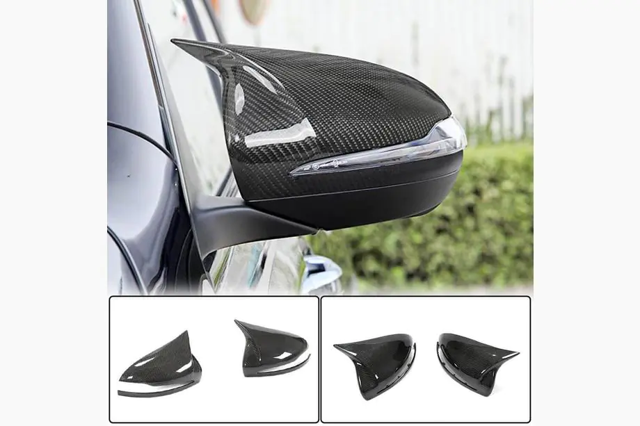 Mercedes C-klasse W205 2014–2021 Spejlhuse V4 (Carbon) Image