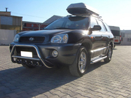 Hyundai Santa Fe 1 2000–2006 Bullbar WT003 (rustfrit stål) foto 1