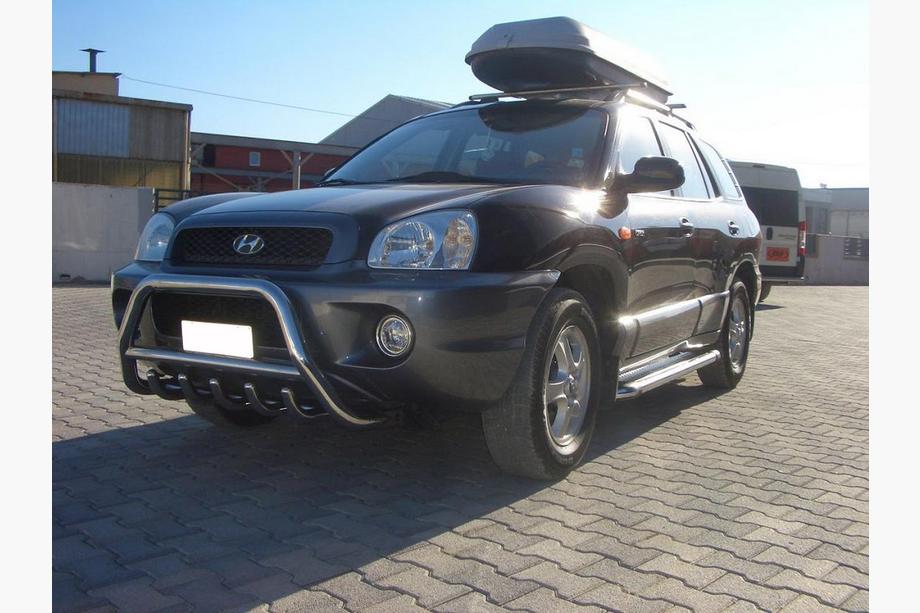 Hyundai Santa Fe 1 2000–2006 Bullbar WT003 (rustfrit stål) Image