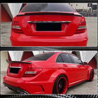 Mercedes C-class W204 2007–2015 Spoiler SD V4 (Kulfiber) foto 4