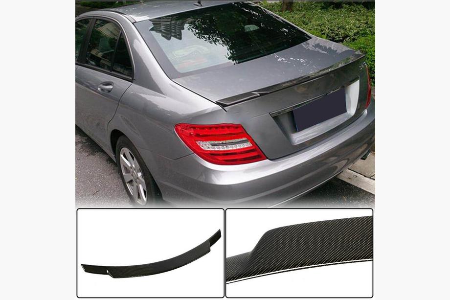 Mercedes C-class W204 2007–2015 Spoiler SD V4 (Kulfiber) Image