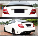 Mercedes C-class W204 2007–2015 Bagkofangerspoiler med diffuser (til C63 AMG 2012-2014, kulfiber) foto 2