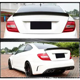 Bagkofangerspoiler med diffuser (til C63 AMG 2012-2014, kulfiber) foto 2