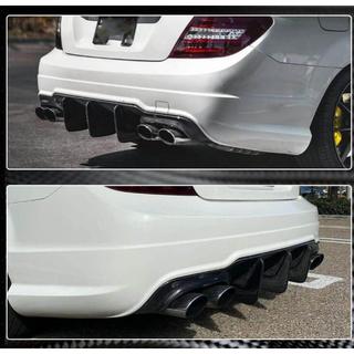 Bagkofangerspoiler med diffuser (til C63 AMG 2012-2014, kulfiber) foto 3