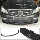 Mercedes C-class W204 2007–2015 Frontbumper læbe Lip V1 (til AMG 2012-2014, carbon) foto 1