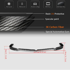 Mercedes C-class W204 2007–2015 Frontbumper læbe Lip V1 (til AMG 2012-2014, carbon) foto 5