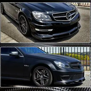 Frontbumper læbe Lip V1 (til AMG 2012-2014, carbon) foto 3