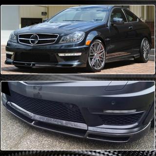 Frontbumper læbe Lip V1 (til AMG 2012-2014, carbon) foto 4