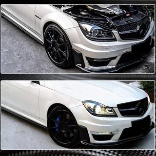 Frontsplitter-læber til forreste kofanger (til AMG 2012-2014, Carbon) foto 3