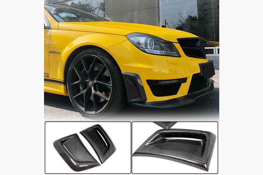 Mercedes C-class W204 2007–2015 Frontsplitter-læber til forreste kofanger (til AMG 2012-2014, Carbon) Image