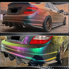Mercedes C-class W204 2007–2015 Diffuser til bagkofanger V1 (til AMG SD 2008-2011, kulfiber) foto 5