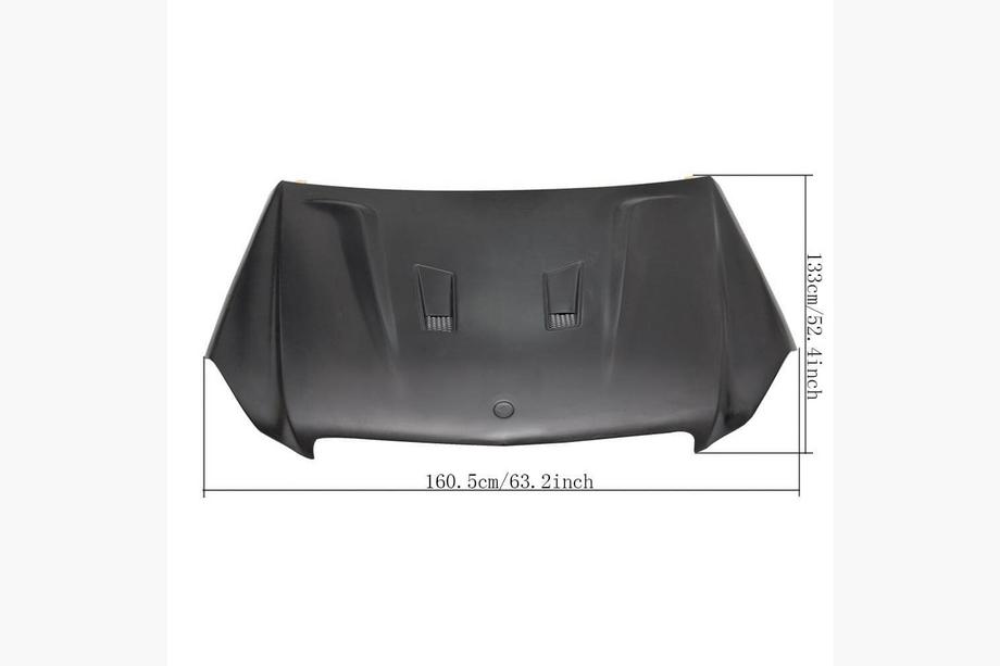 Mercedes C-class W204 2007–2015 Motorhjelm 2012-2014 (til C63 Sedan, plast) Foto 2