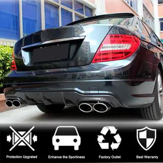 Bagkofanger-diffuser V1 (til AMG SD/Coupe 2012-2014, carbon) foto 2