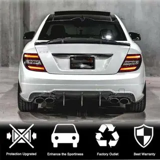 Bagkofanger-diffuser V2 (til AMG SD/Coupe 2012-2014, carbon) foto 2