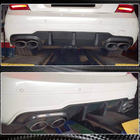 Mercedes C-class W204 2007–2015 Diffuser til bagkofanger V3 (til AMG SD/Coupe 2012-2014, kulfiber) foto 3