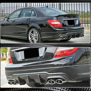 Diffuser til bagkofanger V3 (til AMG SD/Coupe 2012-2014, kulfiber) foto 4