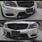 Mercedes C-class W204 2007–2015 Frontlæbe til kofanger Lip V3 (til AMG 2012-2014, carbon) foto 3
