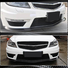 Mercedes C-class W204 2007–2015 Frontlæbe til kofanger Lip V3 (til AMG 2012-2014, carbon) foto 4