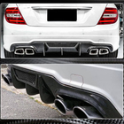 Mercedes C-class W204 2007–2015 Bagkofanger-diffuser V4 (til AMG SD/Coupe 2012-2014, carbon) foto 3