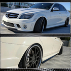 Mercedes C-class W204 2007–2015 Sideskørter (til AMG SD, kulfiber) foto 4