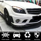 Mercedes C-class W204 2007–2015 Kulfiber indsatsdele til forreste kofanger (til C63 AMG Sedan 2008-2011) foto 2