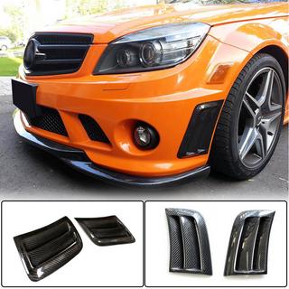 Kulfiber indsatsdele til forreste kofanger (til C63 AMG Sedan 2008-2011) foto 1
