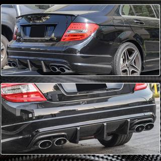 Diffuser til bagkofanger V2 (til AMG SD 2008-2011, kulfiber) foto 4