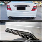 Mercedes C-class W204 2007–2015 Bagkofanger diffuser V3 (til AMG SD 2008-2011, carbon) foto 4