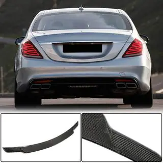 Spoiler V2 (kulfiber) Mercedes S-klasse W222 2013–2022 foto 1