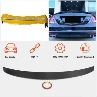 Spoiler V4 (Carbon) Mercedes S-klasse W222 2013–2022 foto 2