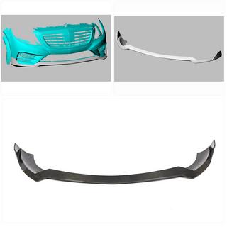 Front bumper lip (til AMG-Line 2014-2017, carbon) foto 2