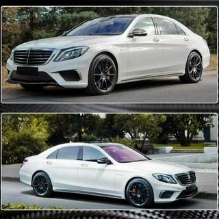 Sideskørter (til S63 AMG 2014-2017, kolfiber) foto 3
