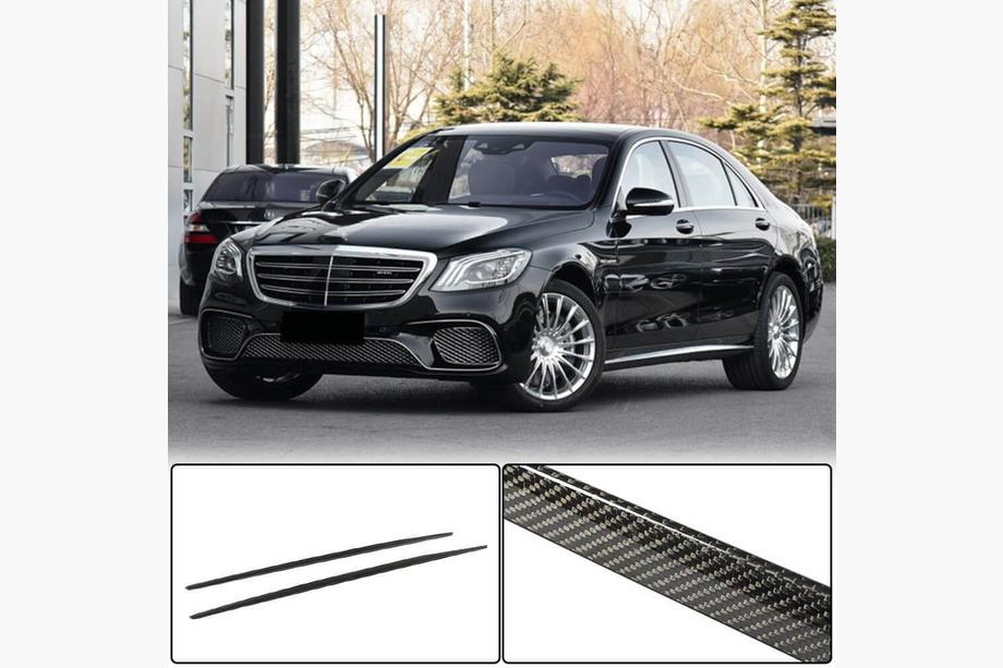 Mercedes S-klasse W222 2013–2022 Sideskørter (til S63 AMG 2014-2017, kolfiber) Image