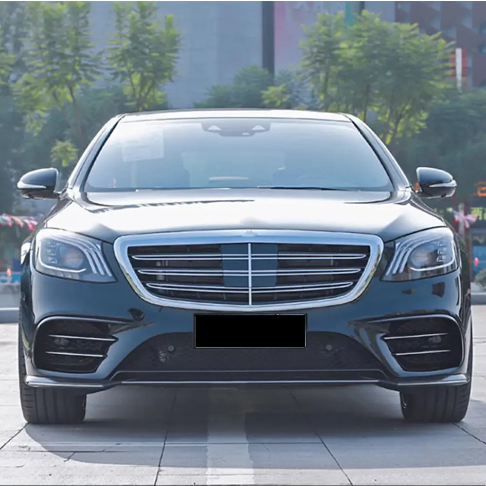 Frontkofangerlister V2 (til S63 AMG 2014-2017, carbon) foto 2