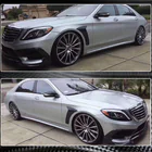 Mercedes S-klasse W222 2013–2022 Kulfiber-skærmkanter til forskærme (til 2014-2017, Carbon) foto 5