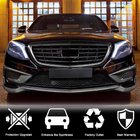 Mercedes S-klasse W222 2013–2022 Front bumper lip (til S63 AMG 2014-2017, carbon) foto 2
