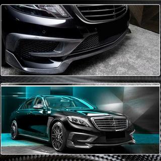 Front bumper lip (til S63 AMG 2014-2017, carbon) foto 3