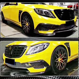 Front bumper lip (til S63 AMG 2014-2017, carbon) foto 4