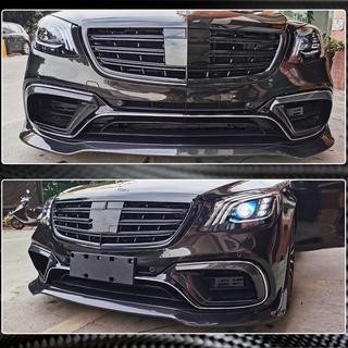 Front bumperlip (til S63/S65 AMG 2018-2022, carbon) foto 4
