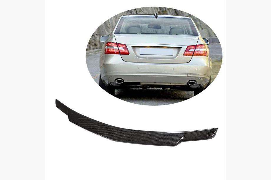 Mercedes E-class W212 2009–2016 Spoiler V2 (kulfiber) Image