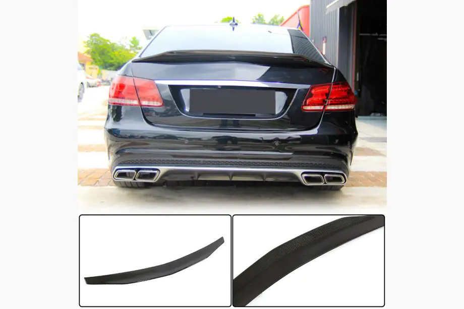 Mercedes E-class W212 2009–2016 Spoiler V4 (Carbon) Image