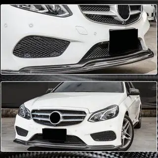 Frontbumper-lipspoiler påsætning Lip V1 (til AMG-Line 2013-2016, carbon) foto 4