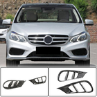 Mercedes E-class W212 2009–2016 Indsatser til forreste kofanger (til AMG-Line 2013-2016, kulfiber) foto 1