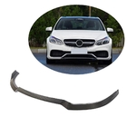 Mercedes E-class W212 2009–2016 Kulfiber frontspoiler-lip til forreste kofanger (til E63 AMG 2013-2016) foto 1