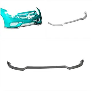 Kulfiber frontspoiler-lip til forreste kofanger (til E63 AMG 2013-2016) foto 2