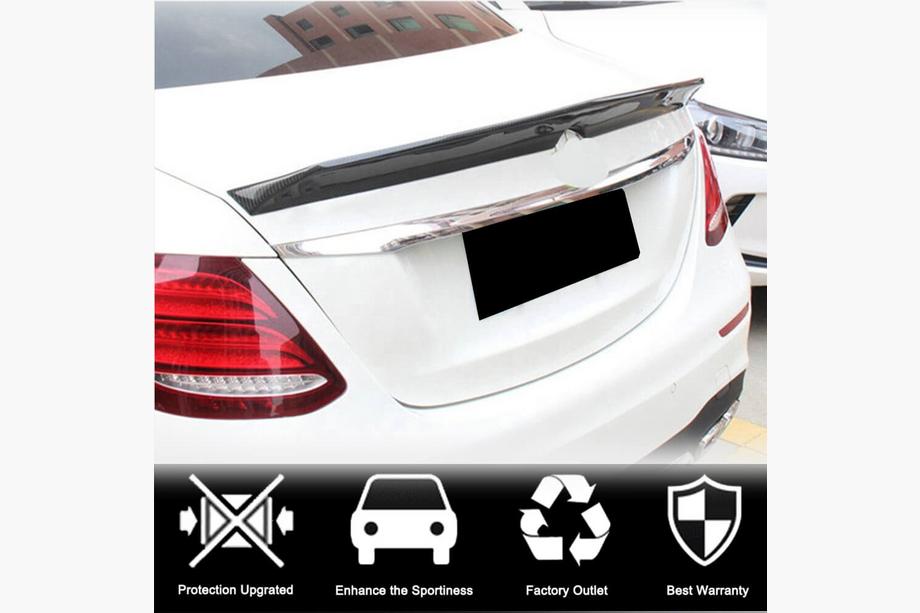 Mercedes E-klasse W213 2016–2023 Spoiler V2 (kulfiber) Foto 2