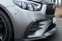 Mercedes E-klasse W213 2016–2023 Front bumper lip (til AMG-Line 2020-2023, carbon) foto 10