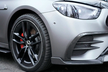 Mercedes E-klasse W213 2016–2023 Front bumper lip (til AMG-Line 2020-2023, carbon) foto 11