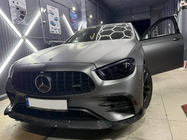 Mercedes E-klasse W213 2016–2023 Front bumper lip (til AMG-Line 2020-2023, carbon) foto 8